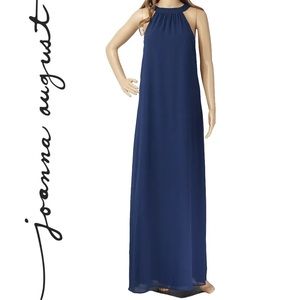 Navy Bridesmaid Dress Halter
